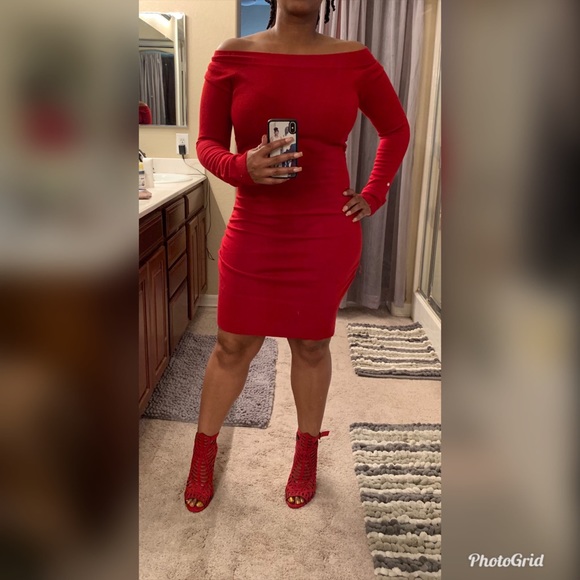 Red Sweater Dress!!!! - Picture 4 of 4